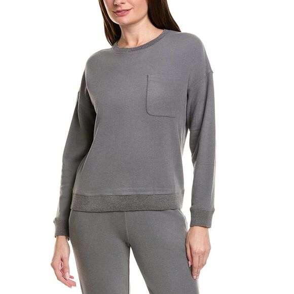 Barefoot Dreams Other - Barefoot Dreams Womens Brushed Fleece Sweater, Grey
